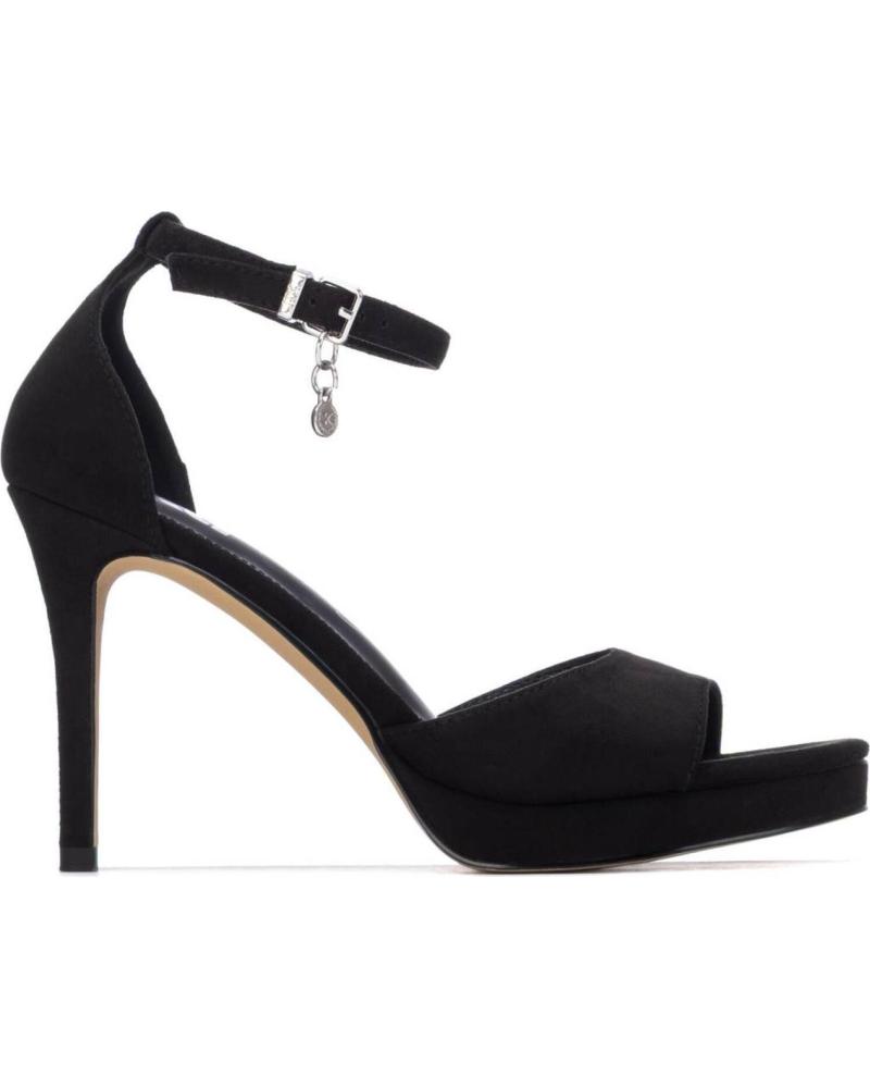 XTI SANDALIA DE TACÓN CON PULSERA Y PLATAFORMA NEGRO