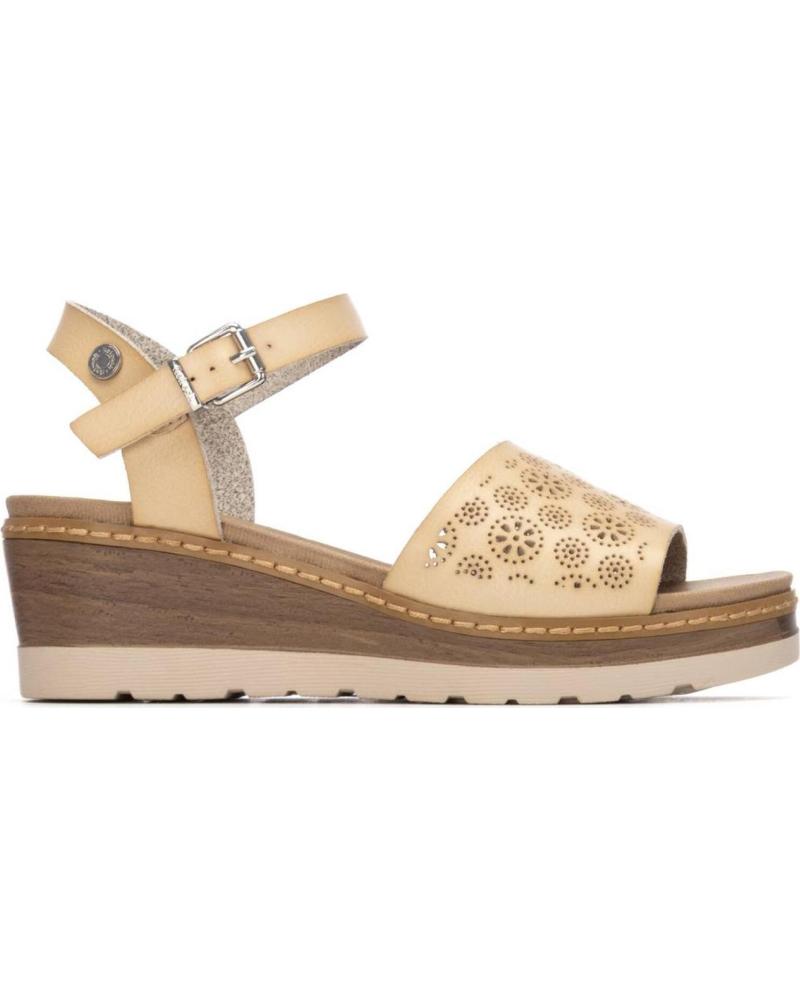 REFRESH SANDALIA CUÑA 175162 BEIGE