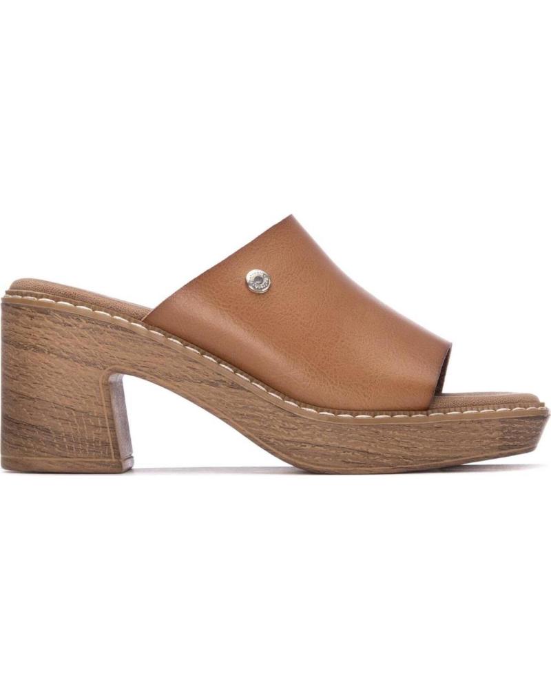 REFRESH ZUECOS REFRESH 175172 CON TACÓN BLOQUE TAUPE