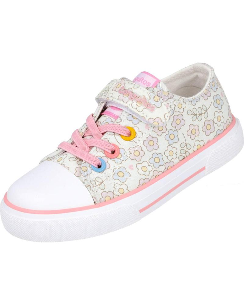 CONGUITOS ZAPATILLAS COSH283130 CON ESTAMPADO DE FLORES Y EFECTO BRILLO EN LA OSCURIDAD MULTICOLOR