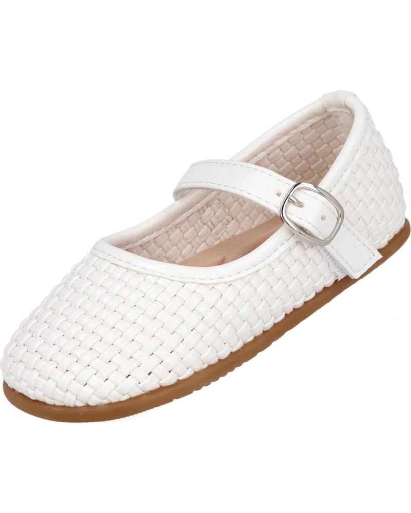 BUBBLE BOBBLE MERCEDITAS C1673 CON CIERRE DE HEBILLA BLANCO