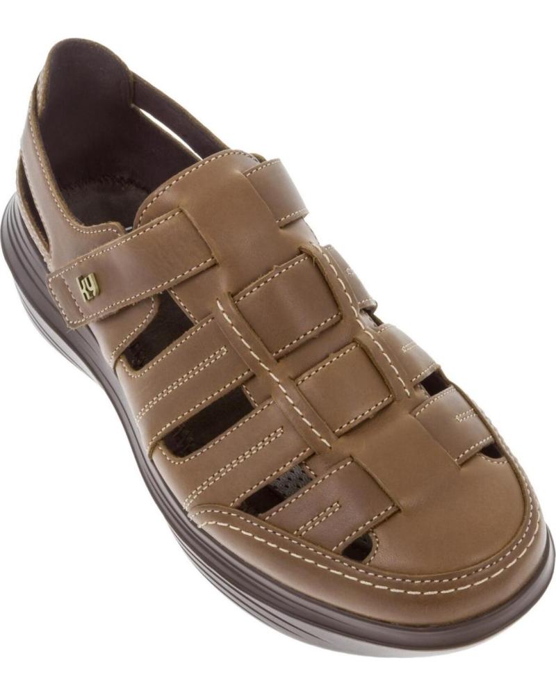 KYBUN SANDALIAS ARBON DE PIEL BROWN