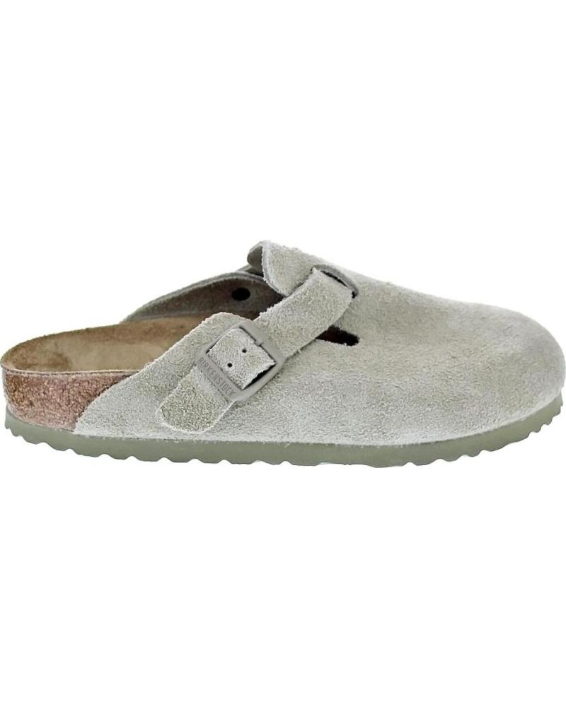 Zuecos de Mujer y Hombre BIRKENSTOCK BOSTON BS FADED KHAKI FADED KHAKI