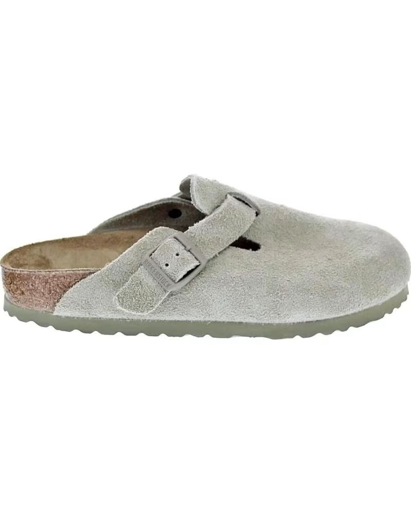 Birkenstock Zueco Boston Khaki 1025844-FADED KHAKI – imagen 4