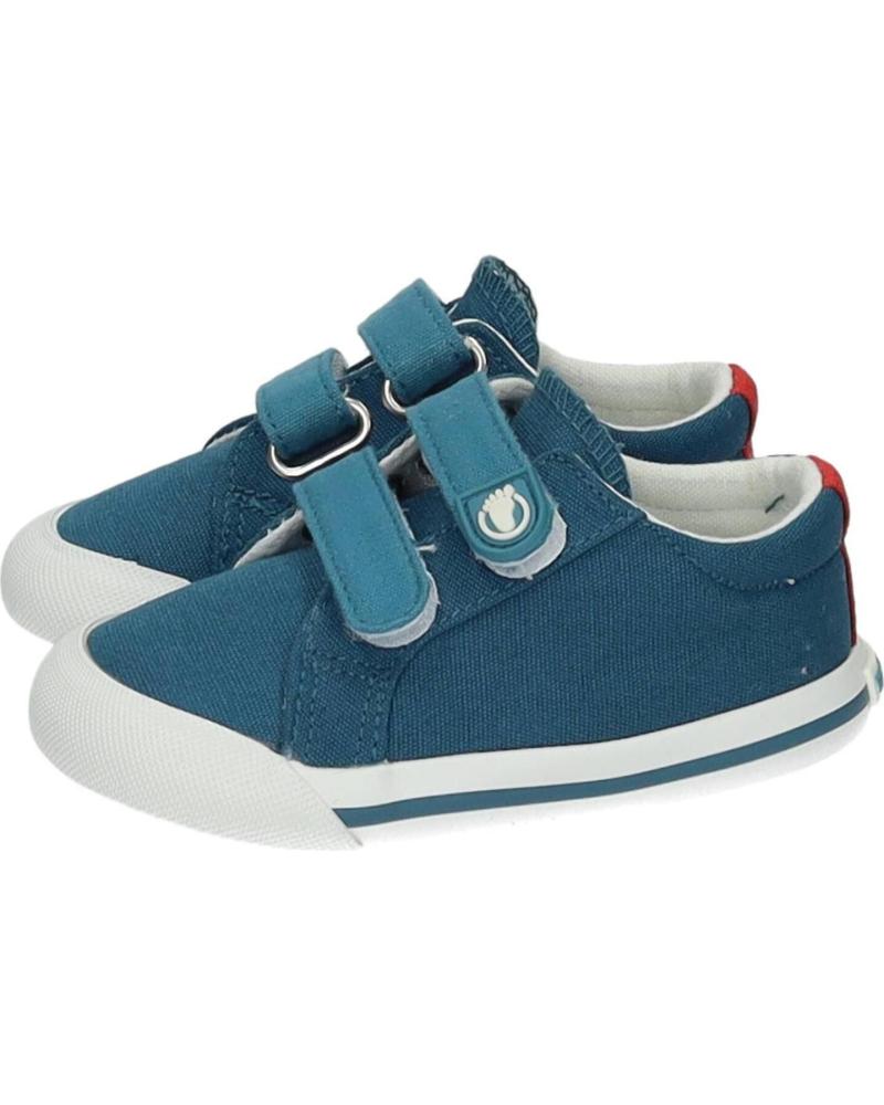 CONGUITOS ZAPATILLAS TESH517005 CON DOBLE CIERRE DE VELCRO AZUL