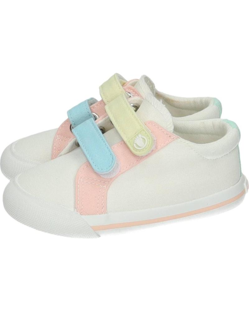 CONGUITOS ZAPATILLAS INFANTILES TESH517006 CON CIERRE DE VELCRO MULTICOLOR