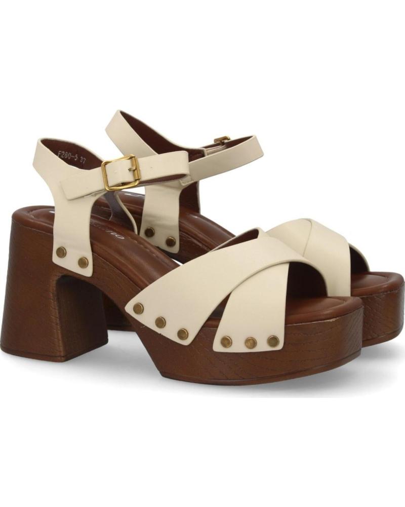 SPORT3PUNTO0 SANDALIA ZUECO PLATAFORMA TIRAS CRUZADAS VARIOS COLORES