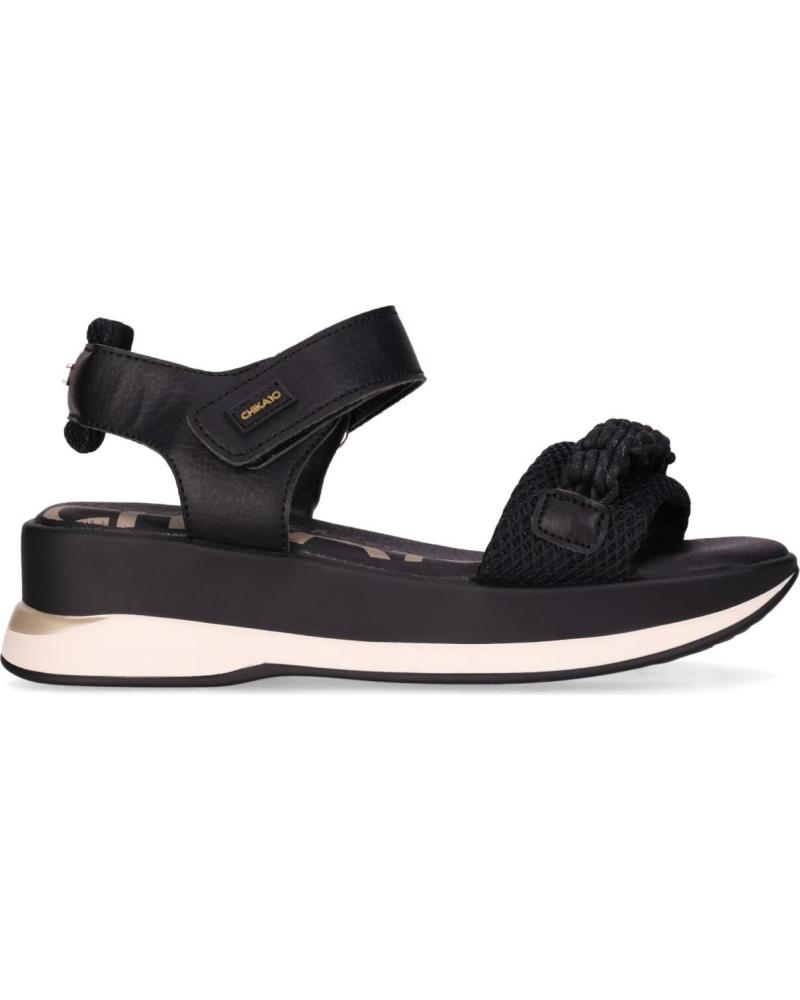 CHIKA10 SANDALIA AGORA 31 CON CIERRE DE VELCRO NEGRO-BLACK