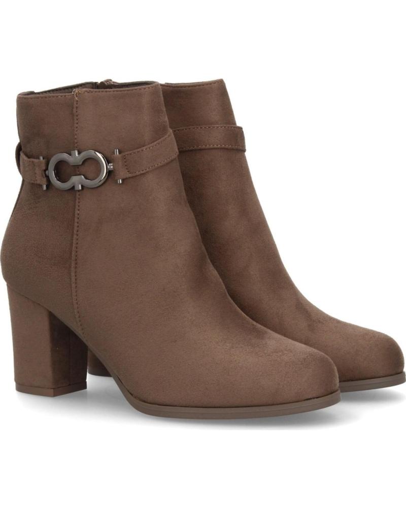 SPORT3PUNTO0 BOTINES CON HEBILLA DECORATIVA Y TACÓN BLOQUE VARIOS COLORES