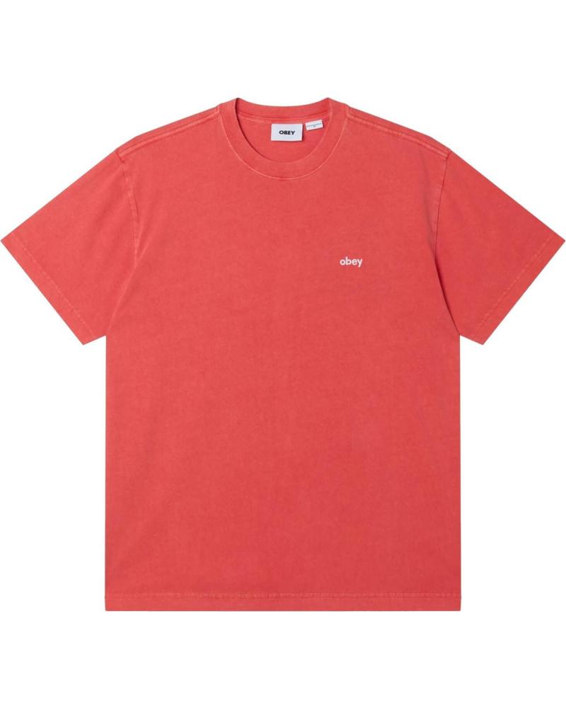 OBEY CAMISETA PREMIUM KNIT LOWERCASE PIGMENT