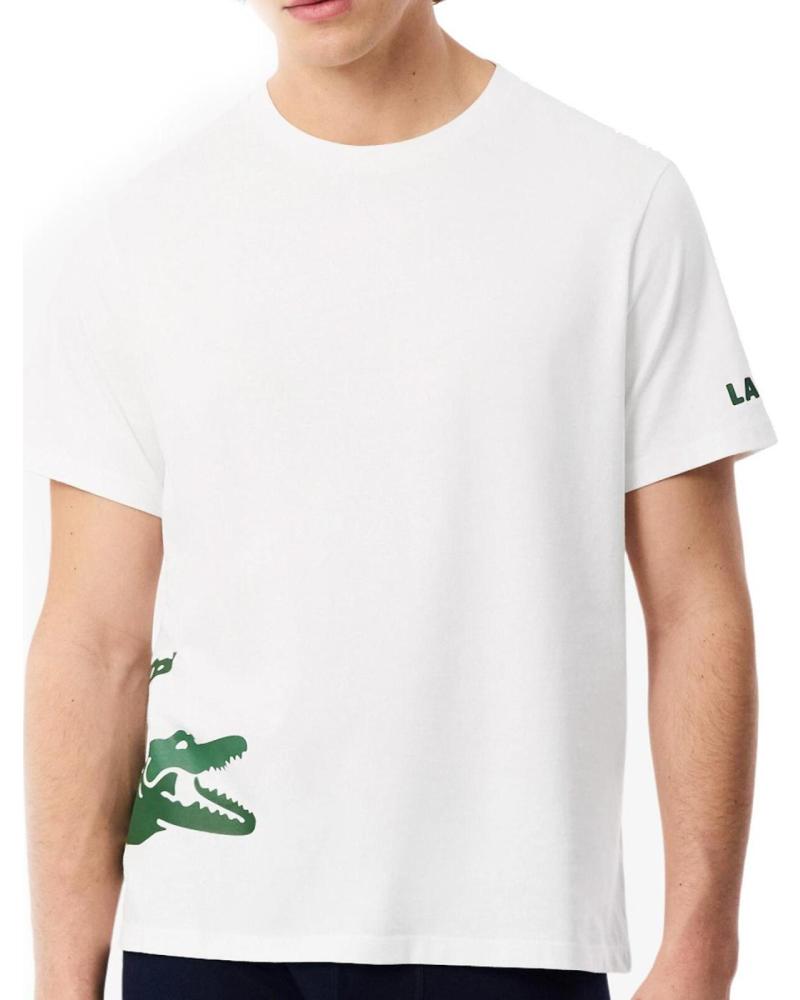 LACOSTE LACOSTE CAMISETA LOUNGEWEAR ALGODÓN ESTAMPADO