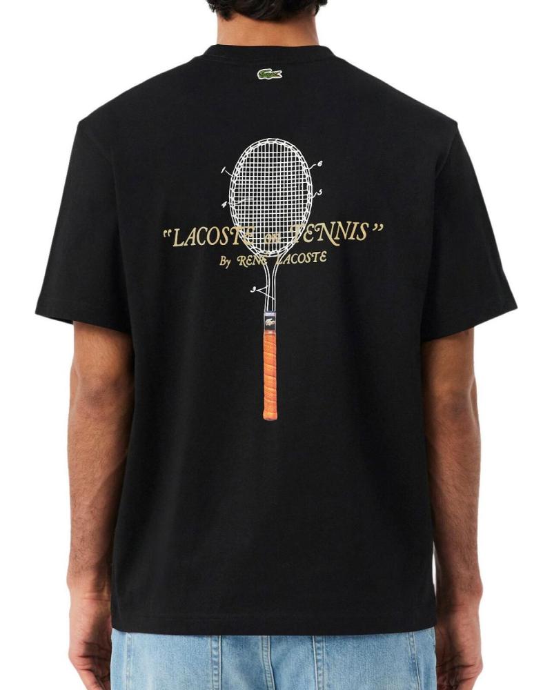 LACOSTE CAMISETA LACOSTE ALGODÓN GRUESO GRÁFICO TENIS