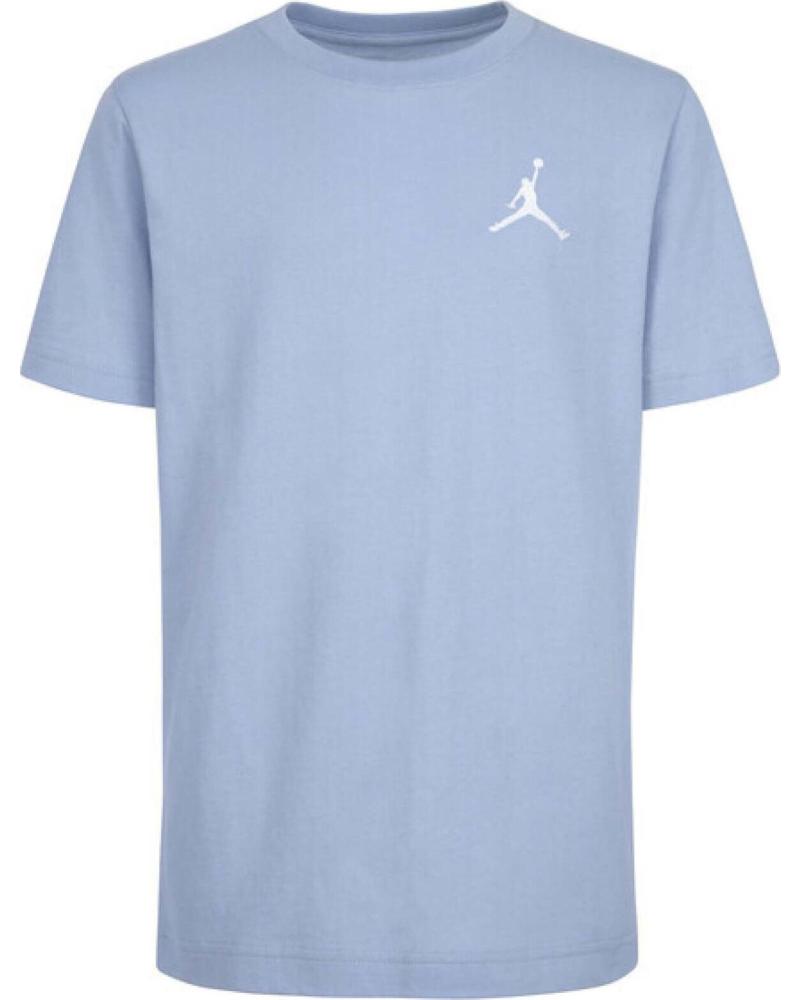 JORDAN CAMISETA JORDAN MANGA CORTA NIÑO AZUL