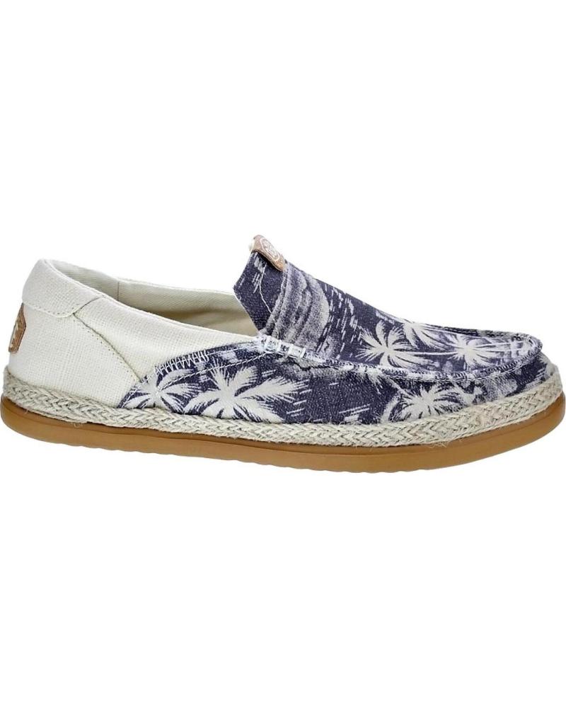 HEY DUDE MOCASINES HARBOR LO HEY DUDE ESTAMPADO TROPICAL AZUL