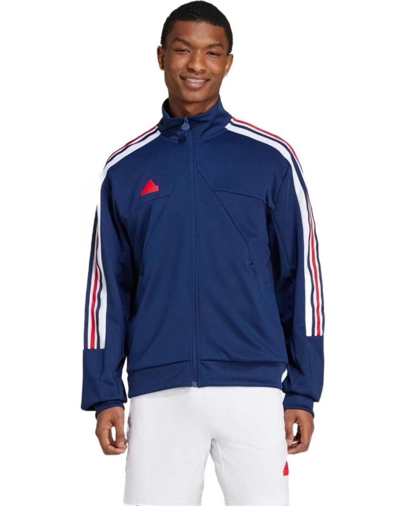 ADIDAS CHAQUETA DEPORTIVA ADIDAS CON BANDAS LATERALES AMARILLO