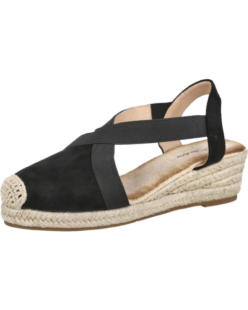 Sandalias de Mujer BUBBLE BOBBLE SANDALIAS CUNA BAJA M2403 CON ELÁSTICO NEGRO