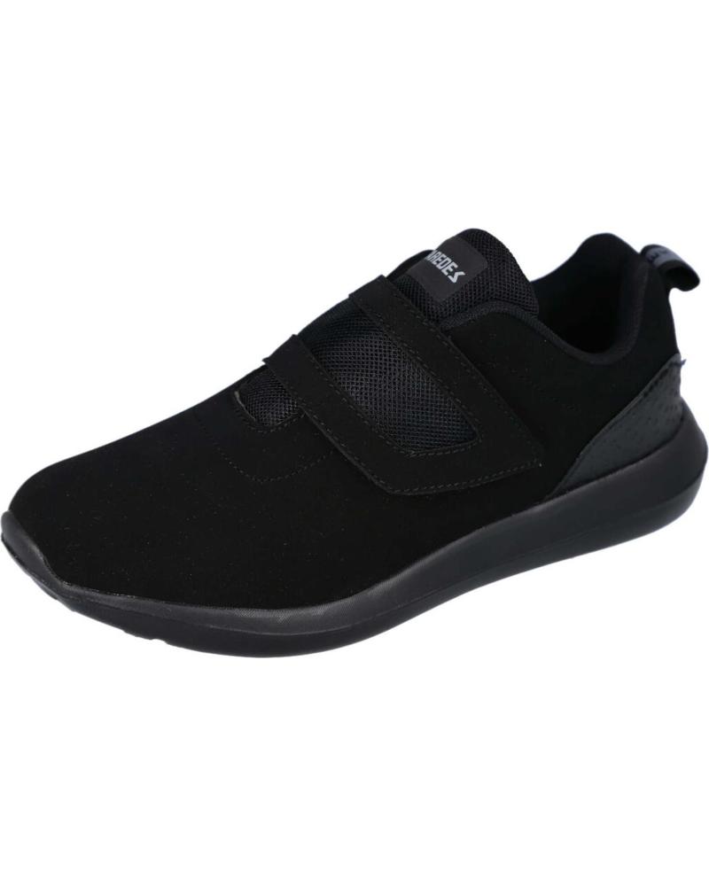 L&R SHOES ZAPATILLAS DEPORTIVAS L&R SHOES CON CIERRE DE VELCRO NEGRO