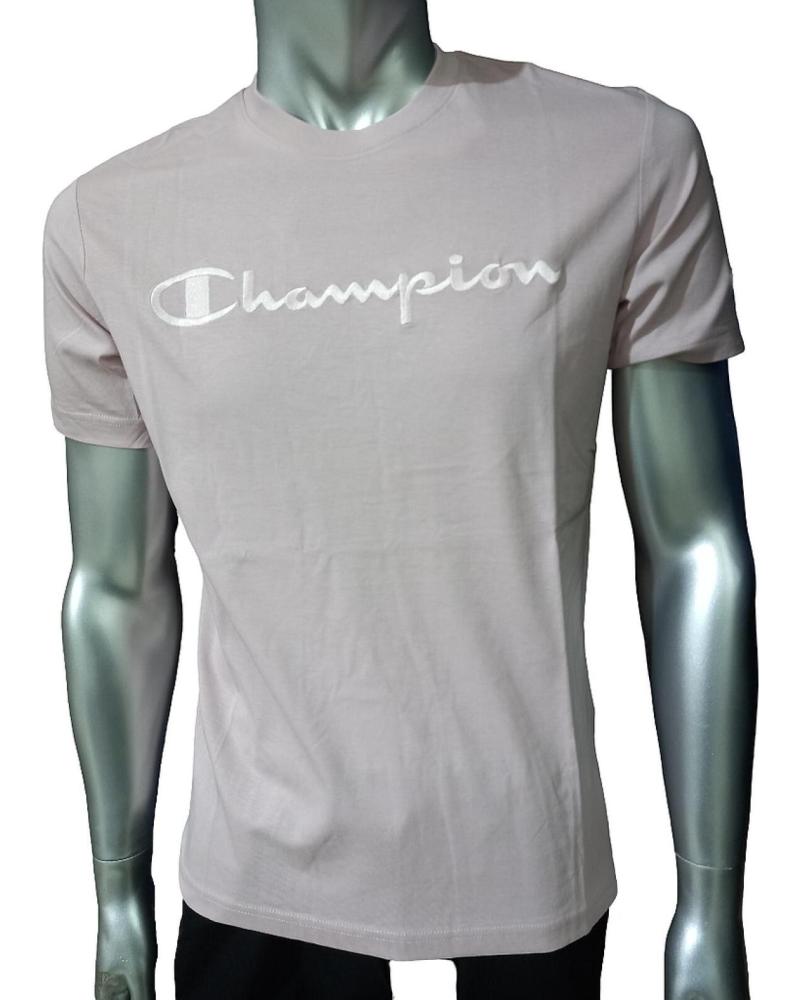CHAMPION CHAMPION 220273 CAMISETA MANGA CORTA CON LOGO MORADO