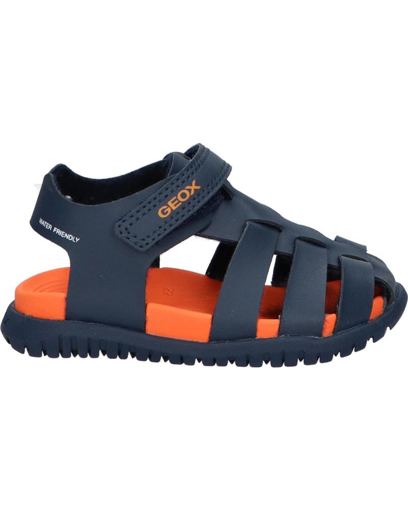 GEOX SANDALIA CERRADA GEOX FUSBETTO B556AA C0820 NAVY-ORANGE
