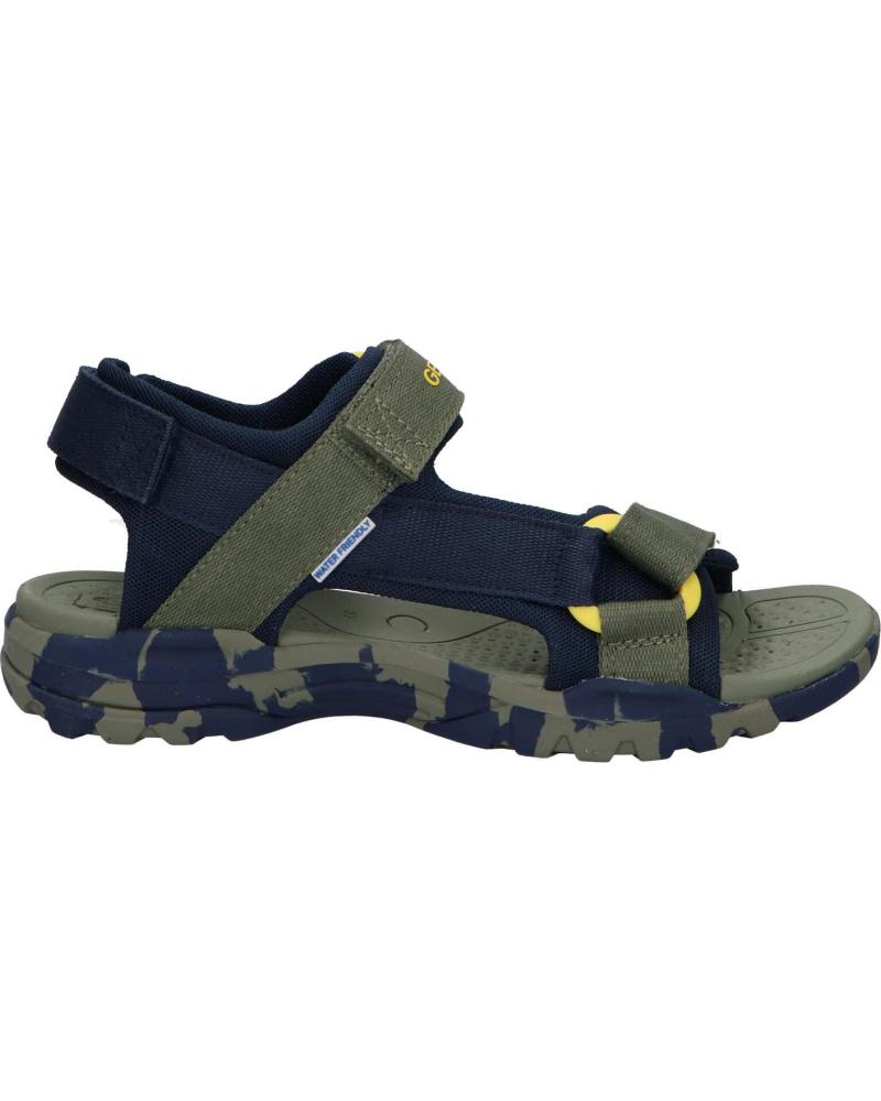 GEOX SANDALIAS BOREALIS CON AJUSTE DE VELCRO CF4A3 NAVY-MILITARY