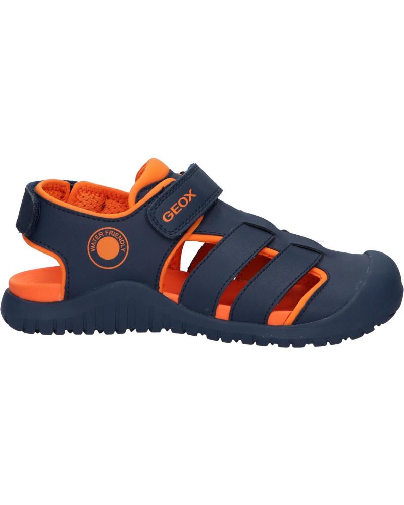 GEOX SANDALIAS INFANTILES GEOX J FUSBETTO PRO C0659 NAVY-ORANGE