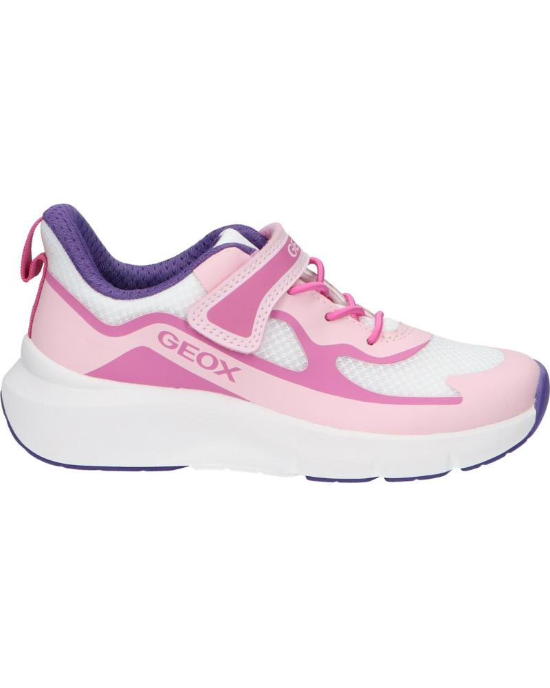 GEOX ZAPATILLAS J PRO-RAN GIRL GEOX C0550 PINK-WHITE
