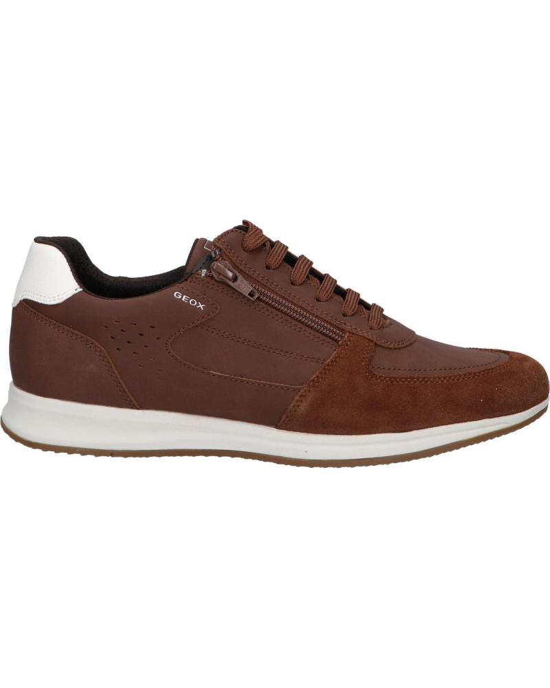 GEOX ZAPATILLAS GEOX U AVERY CON DETALLE EN CONTRASTE C6003 BROWNCOTTO