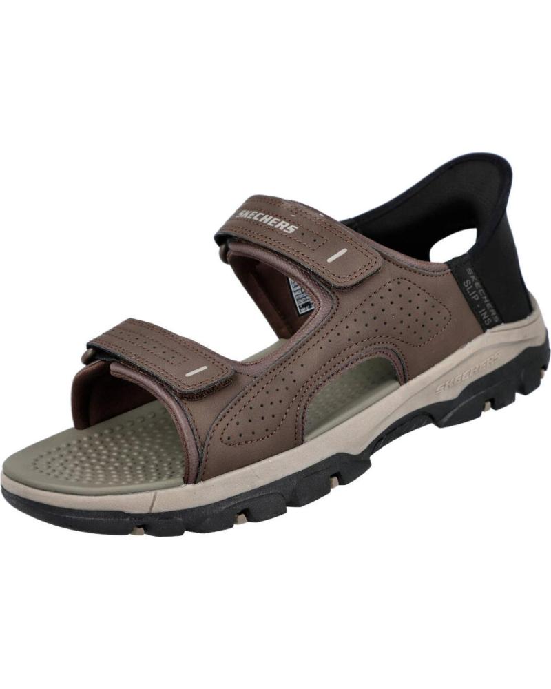 SKECHERS SANDALIAS SKECHERS SLIP-INS RELAXED FIT TRESMEN - REECE MARRON