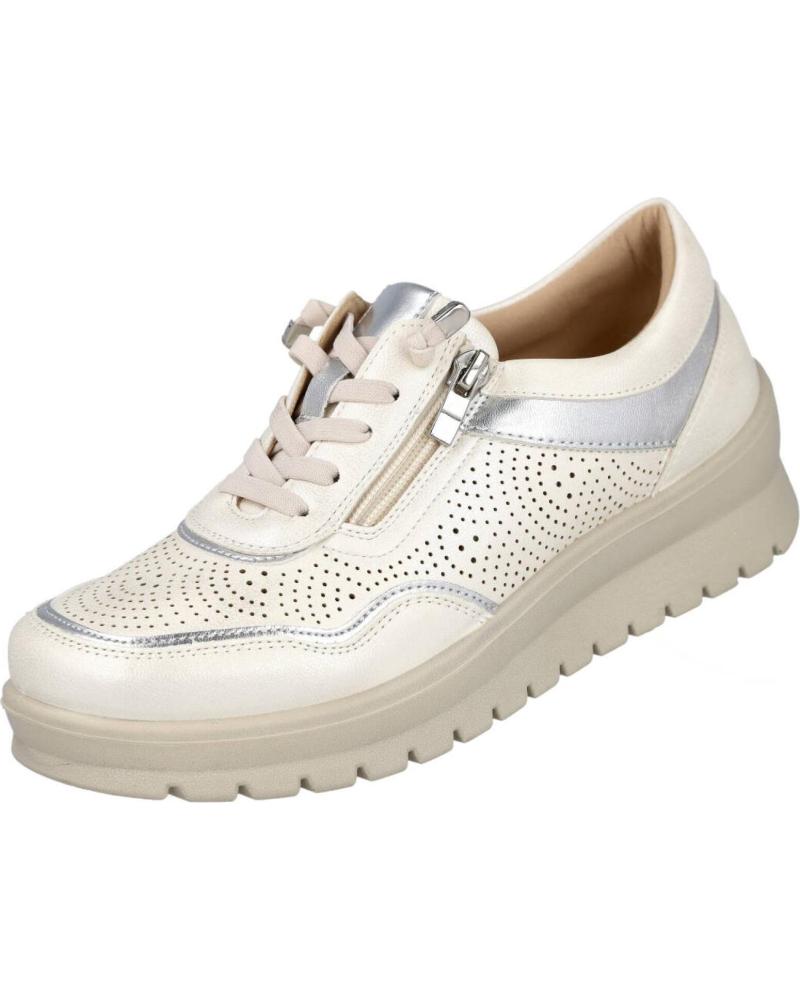 BUBBLE BOBBLE ZAPATILLAS CASUAL BL2605-2 CON CIERRE Y DETALLES PERFORADOS HIELO