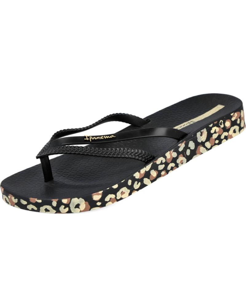 IPANEMA SANDALIAS BOSSA SOFT CON ESTAMPADO NEGRO-LEOPARDO
