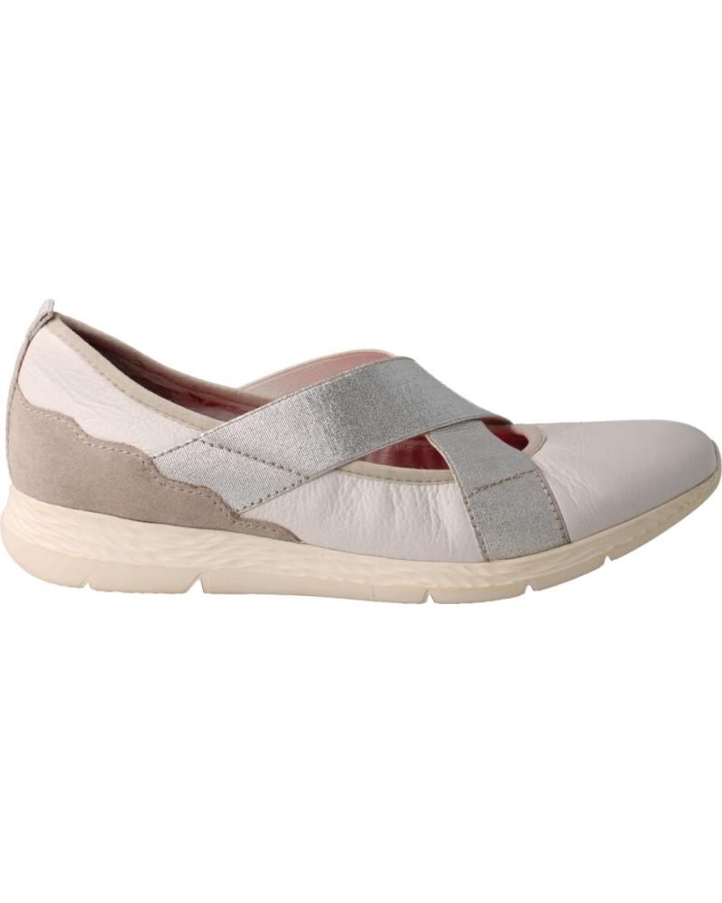 Bailarinas de Mujer TAMARIS ZAPATILLAS ELASTICOS 100 WHITE