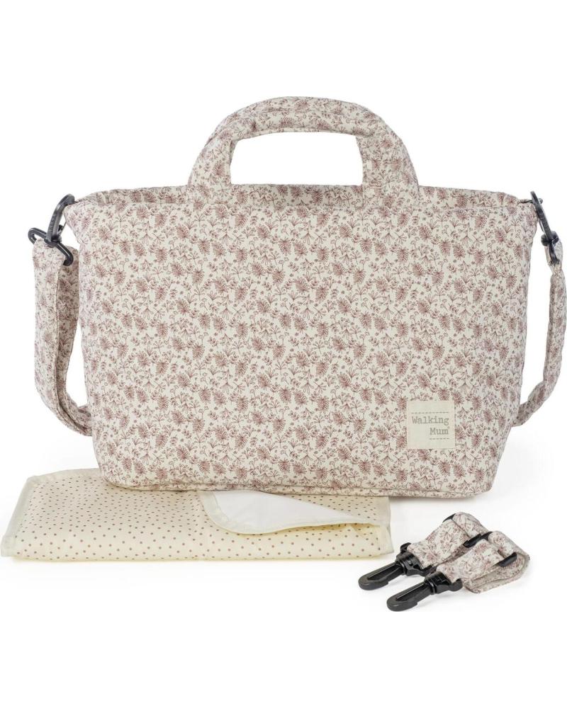 WALKING MUM BOLSO MATERNAL WALKING MUM CON CAMBIADOR Y ACCESORIOS ROSA