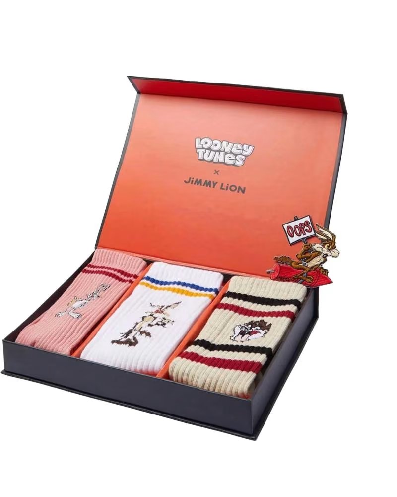 Pack Regalo 3 Pares de Calcetines Athletic Looney Tunes Jimmy Lion Multicolor
