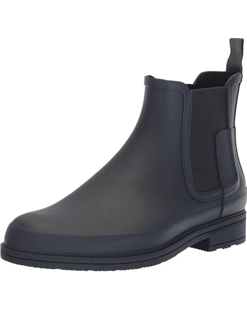 Botas Chelsea Hunter MFS9016RMA de Goma Impermeables para Mujer Negro