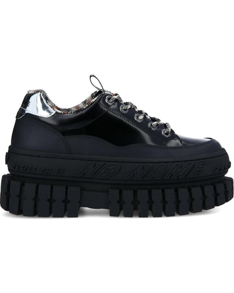 NO NAME ZAPATILLAS HIKER WALK CON PLATAFORMA DENTADA BLACK