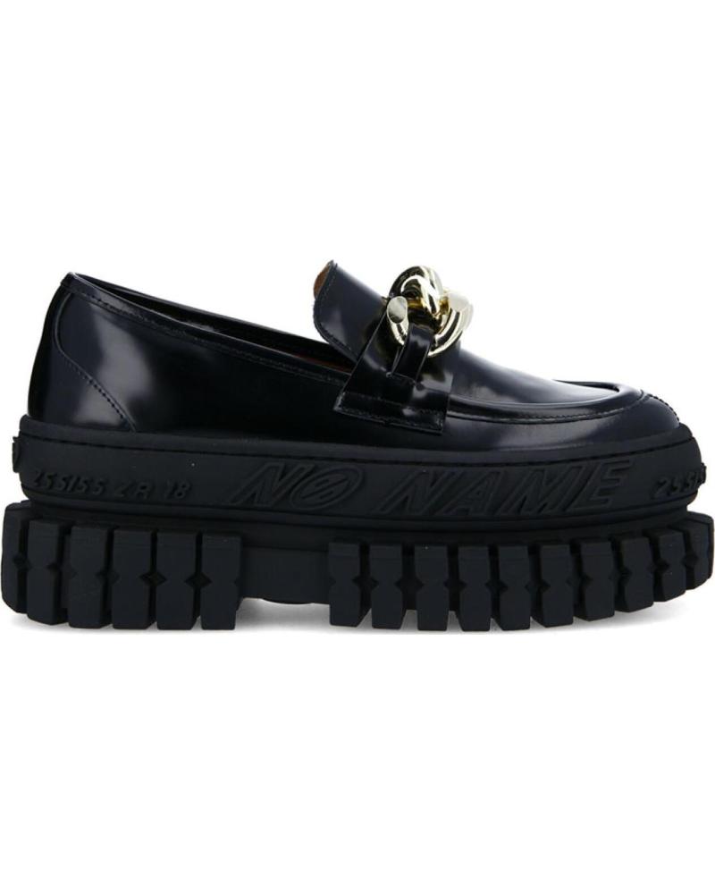 NO NAME MOCASINES HIKER CON CADENA DECORATIVA BLACK