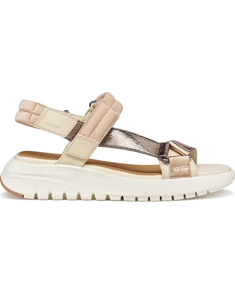 Sandalias Geox D65BSD 0BCBN C1S5M Flextride Beige Dkbeige