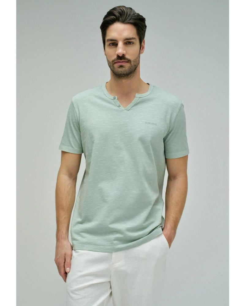 SALSA CAMISETA MANGA CORTA CUELLO PANADERO 21011132 VERDE