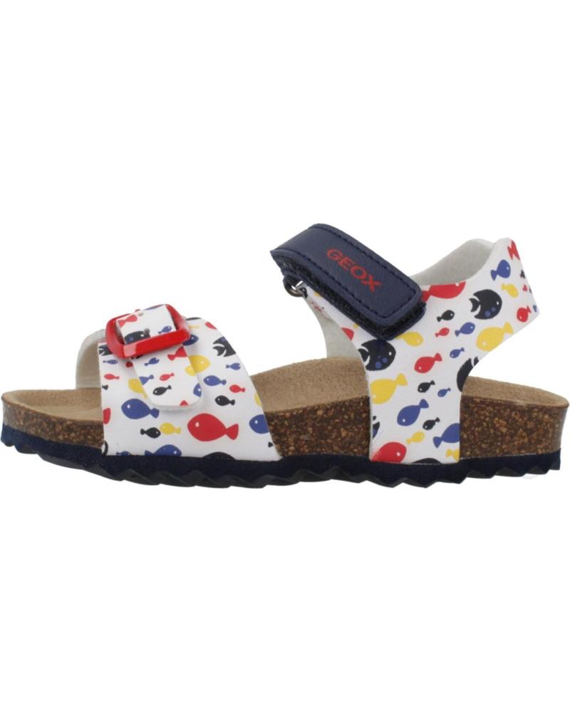 GEOX SANDALIA INFANTIL B SANDAL CHALKI CON CIERRE DE VELCRO C0050