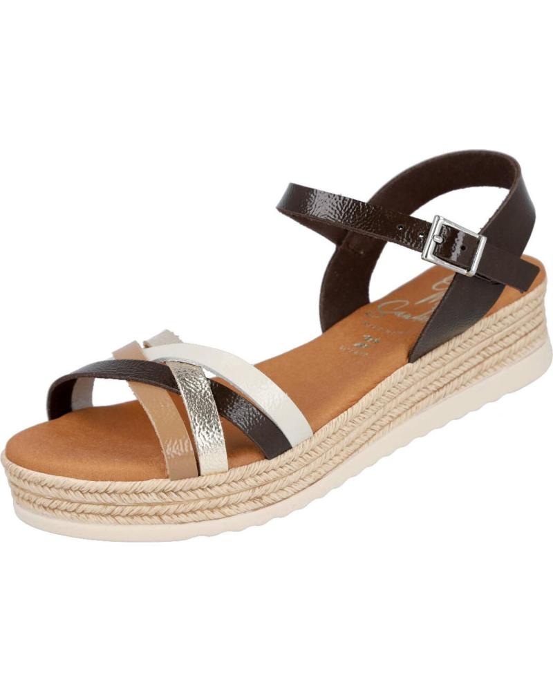 OH MY SANDALS OH MY SANDALS 6010 SANDALIAS PLANAS COMBINADAS MARRON