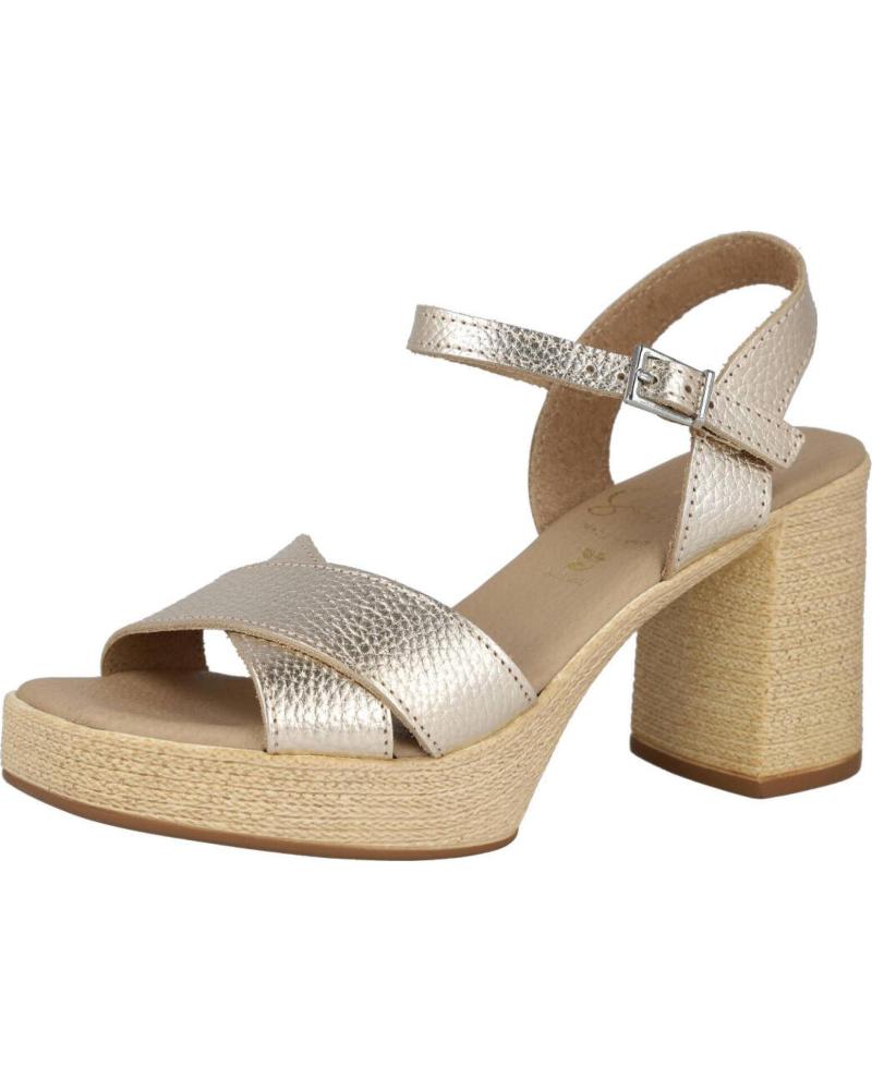 OH MY SANDALS SANDALIAS 5731 CON TIRAS CRUZADAS Y PLATAFORMA CHAMPAGNE