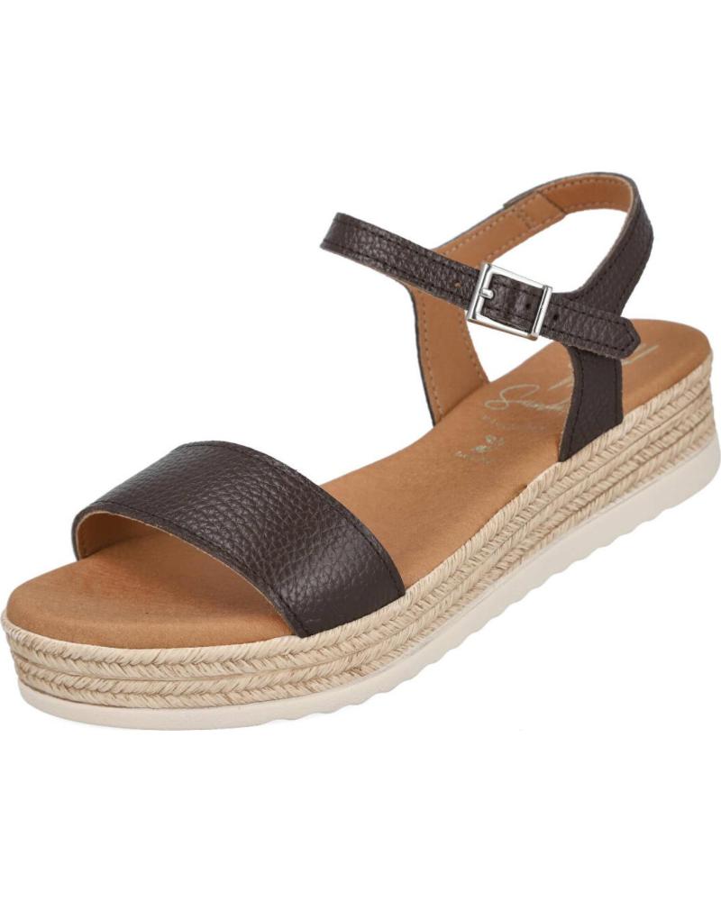 OH MY SANDALS SANDALIAS PLANAS 6111 MARRON
