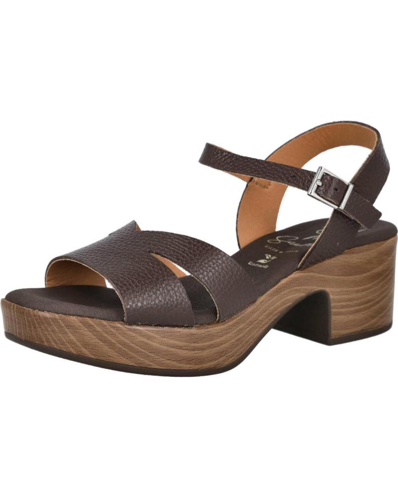 OH MY SANDALS OH MY SANDALS 5921 SANDALIAS CON TACÓN BLOQUE Y PLATAFORMA MARRON