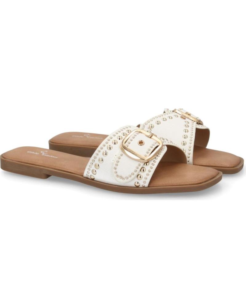 SPORT3PUNTO0 SANDALIA PLANA CON HEBILLA DECORATIVA VARIOS COLORES