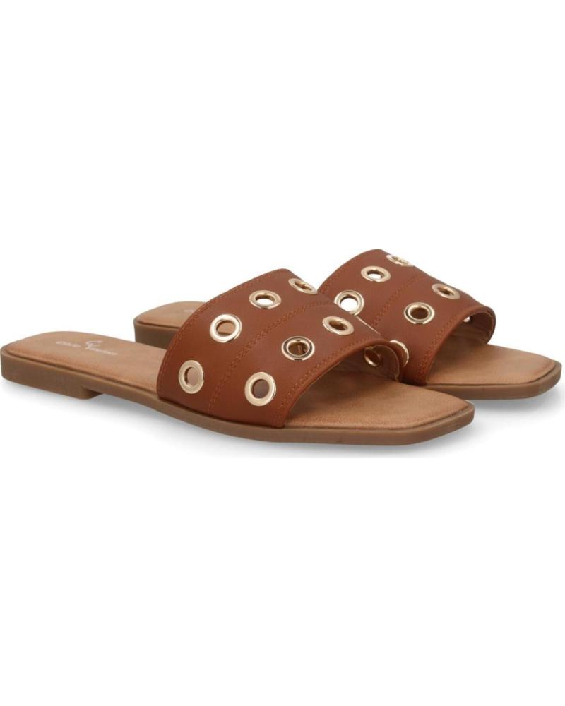 SPORT3PUNTO0 SANDALIAS PLANAS CON DETALLES DE OJALES METÁLICOS TF2529 VARIOS COLORES