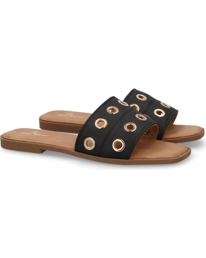 SPORT3PUNTO0 SANDALIAS PLANAS CON OJALES METÁLICOS VARIOS COLORES