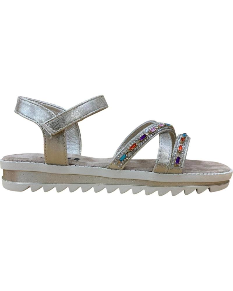 XTI SANDALIA XTI 153123 CON CIERRE DE VELCRO GOLD