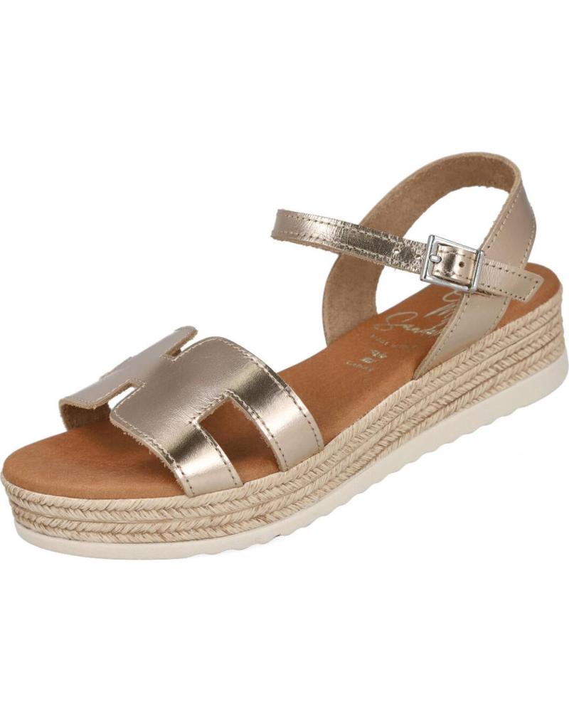 OH MY SANDALS SANDALIAS PLANAS OH MY SANDALS 6011 METALIZADAS CAVA CAVA