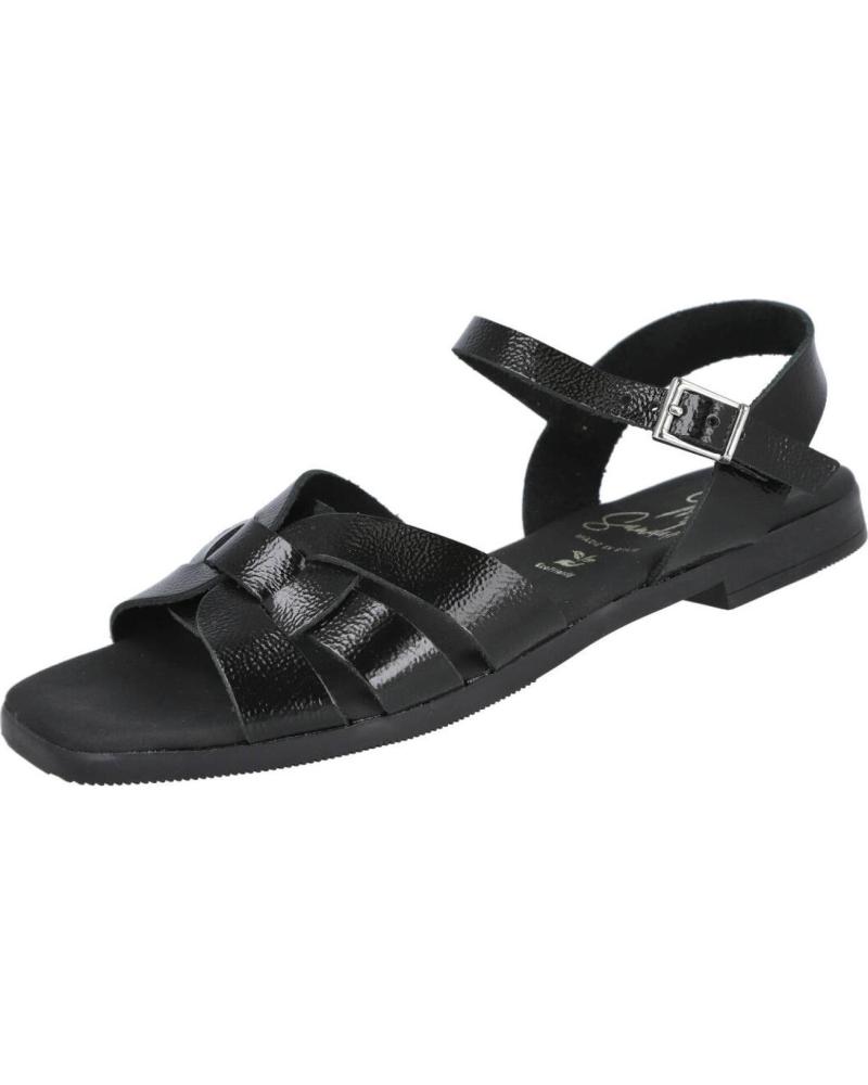 OH MY SANDALS SANDALIAS PLANAS OH MY SANDALS 5813 EN PIEL NEGRO
