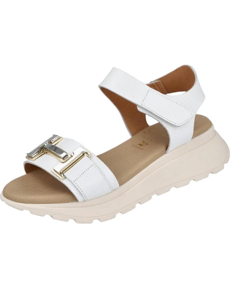 OH MY SANDALS OH MY SANDALS 5954 SANDALIAS PLANAS CON ADORNO METÁLICO BLANCO